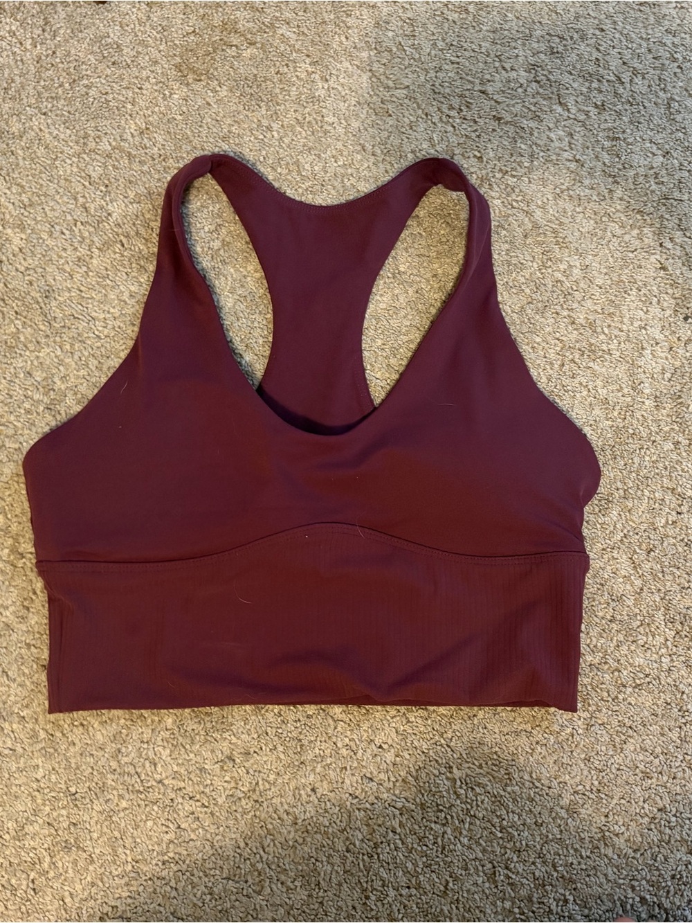 Cloud II combo longline sports bra - Mulberry
